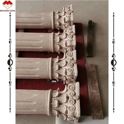 Piedestal di marmo solido in stile di design moderno per pilastro antiscivolo e bello