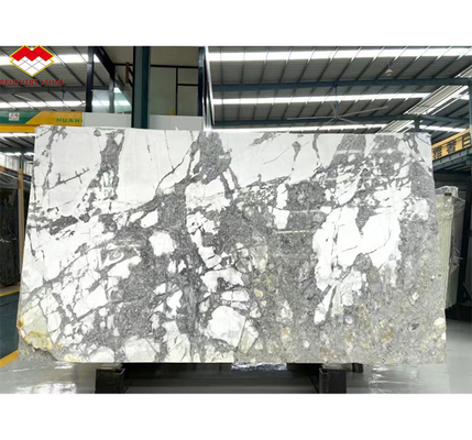 Stile di design moderno Pietra di lusso Fiume nevoso lastre di marmo per l'arredamento