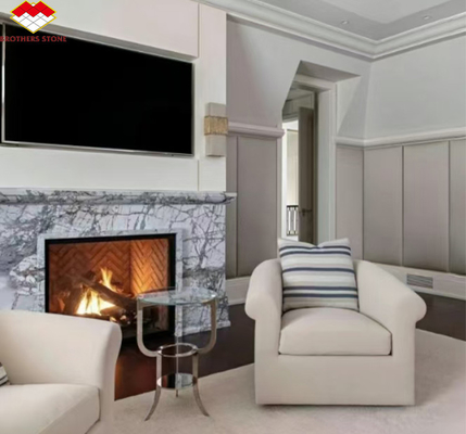 Stile di design moderno Pietra di lusso Fiume nevoso lastre di marmo per l'arredamento