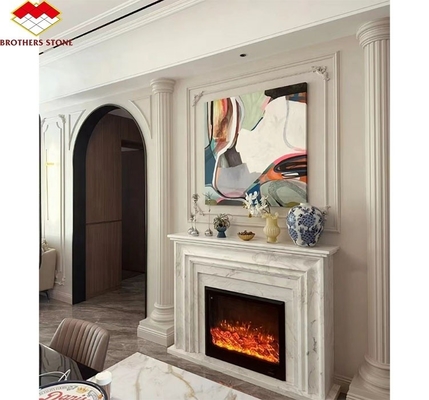 Camini a carbone stile italiano moderno marmo Sofitel Camino Mantel per decorazioni interne