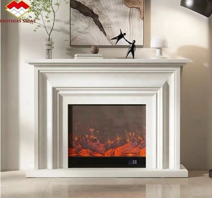 Camini a carbone stile italiano moderno marmo Sofitel Camino Mantel per decorazioni interne