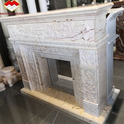 Camini a carbone stile italiano moderno marmo Sofitel Camino Mantel per decorazioni interne