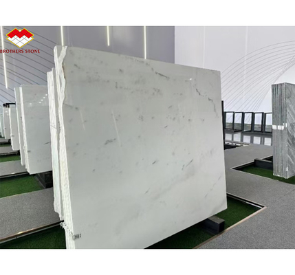 Yunfu Brothers Stone Prezzo più economico Bianco Marmo di bellezza con vene grigie Alta qualità Atlantico Bianco Marmo Rivestimento