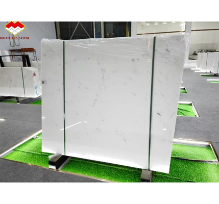 Yunfu Brothers Stone Prezzo più economico Bianco Marmo di bellezza con vene grigie Alta qualità Atlantico Bianco Marmo Rivestimento