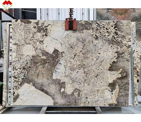 Moderno Disegno Fornitore d'oro retroilluminato lucidato Patagonia Pandora Quartzite Veneer Slab Cristallo Bianco Onyx Pietra traslucida