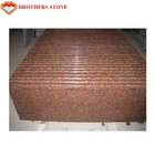 Lastra rossa della pietra del granito del grande acero G562 per il cappuccio/pelle/base della colonna