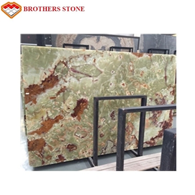 Piatto verde chiaro di lusso della lastra dell'onyx della giada per l'ornamento di prima scelta dell'interno