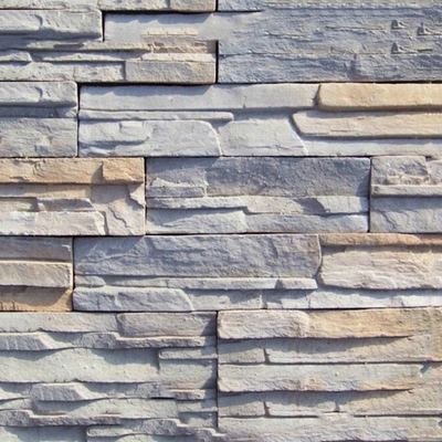 La pietra artificiale della cultura di stile di modo naturale cerca la decorazione della parete