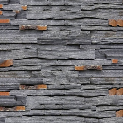 La pietra artificiale della cultura di stile di modo naturale cerca la decorazione della parete
