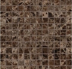 Taglio lucidato mosaico scuro del marmo di Emperador per graduare le mattonelle secondo la misura di marmo per le mattonelle della parete