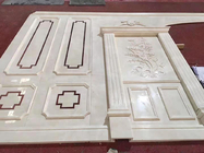 lastra di marmo di pietra beige di 60cm x di 60cm, blocchetto di marmo bianco soleggiato della pietra delle mattonelle delle solette del Pakistan