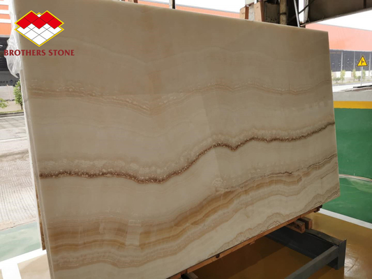 Il libro di legno bianco retroilluminato dell'onyx ha abbinato 18mm Jade Onyx Slab