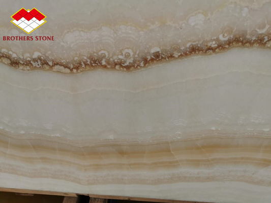 Il libro di legno bianco retroilluminato dell'onyx ha abbinato 18mm Jade Onyx Slab