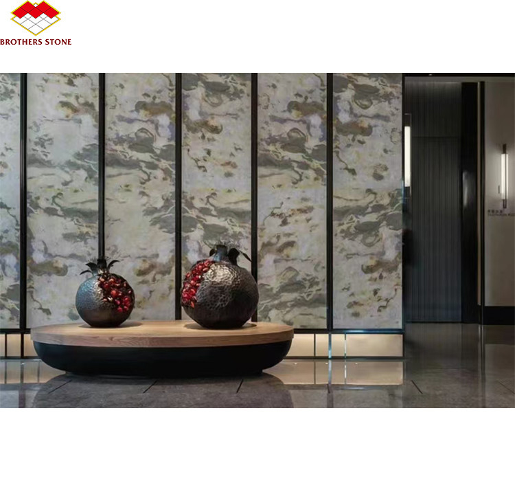 Legno flessibile Legno naturale di pietra MCM Veneer per rivestimento di pareti Tessitura piastrelle Hotel 1 mm sottile