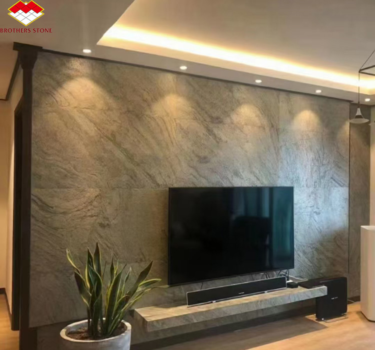 Piastrelle da parete in pietra naturale ultra-sottile per l'arredamento degli interni degli hotel moderni