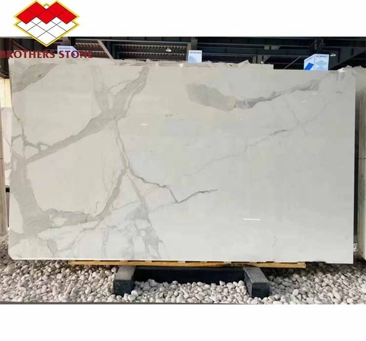 Decorazione domestica Ventre di pesce moderno Lastre di pietra di marmo bianco per soggiorno e piastrelle da pavimento