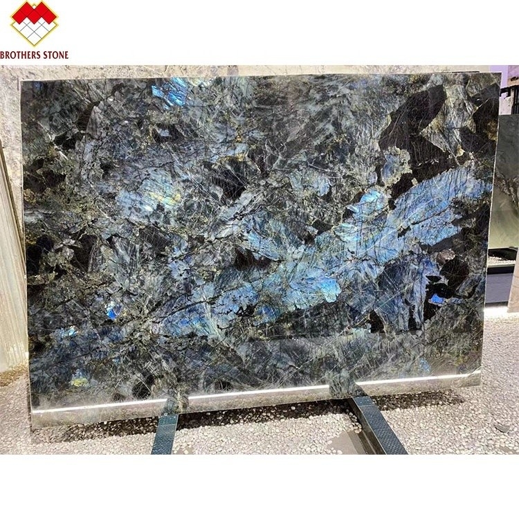 Grande Slab Luxury Smeraldo Blu Onyx Marmo dal Brasile per Tavolo Trasparente Cena