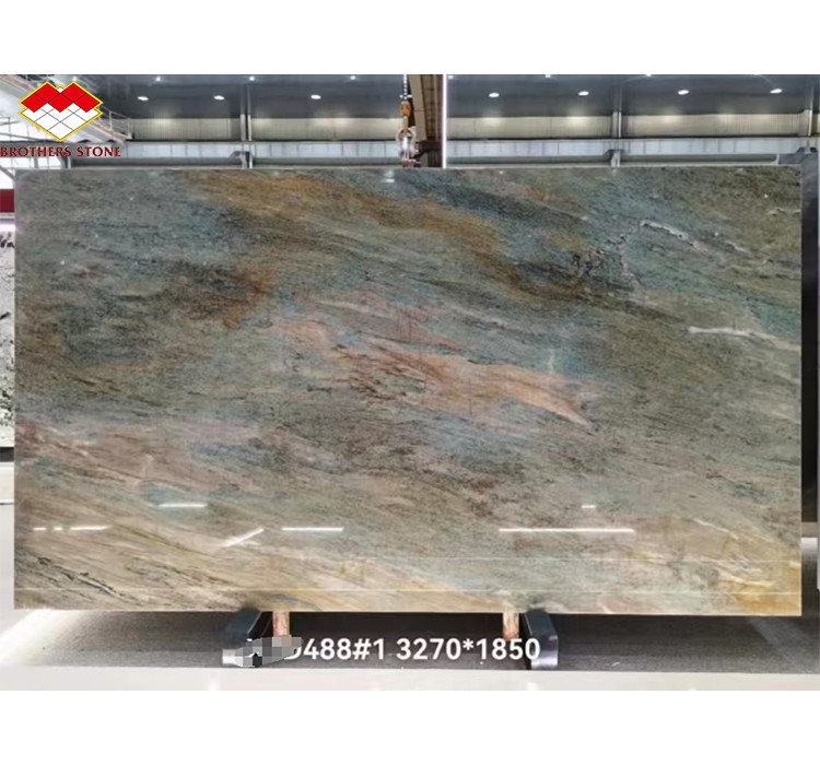 Amazon Blu Luxury Stone con superficie lucidata Modern Home Countertops and Wall Decor