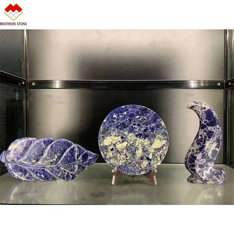 Marmo africano di lapis trasparente, marmo di sodalite, marmo blu, marmo di onice, tipo Yunfu