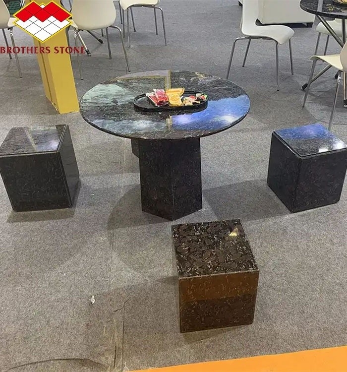 Base da tavolo in granito cinese in pietra naturale per tavolo rotondo pulito moderno tagliato a misura