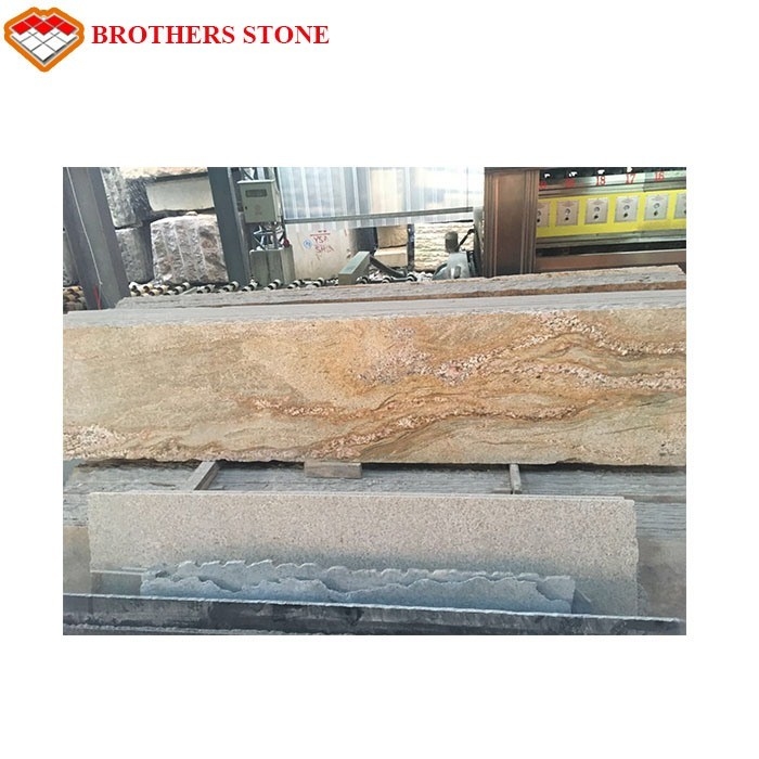 Lastra di pietra naturale del granito dell'oro del Kashmir per la piastrella per pavimento o il controsoffitto